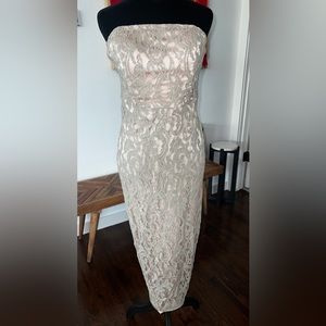 Chic second wedding or guest of midi dress.